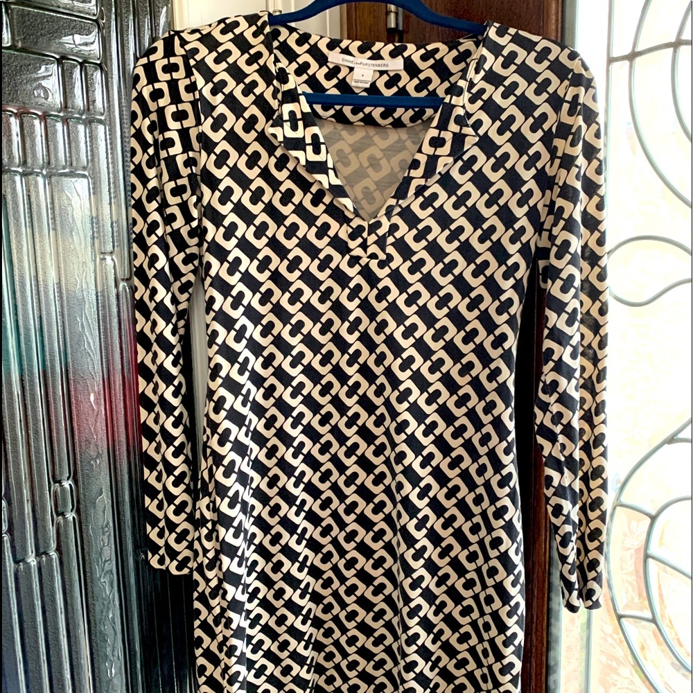 Diane vonFurstenberg Long Sleeve Dress